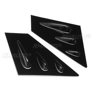 2x Carbon Fiber Look Car Front <b>Window</b> Louver Side <b>Vent</b> for Subaru WRX STI 2015 2016 2017 2018 <b>Window</b> Louvers Scoop Cover <b>Vent</b> - Product Image 3