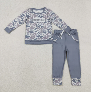 Nouveauté Vêtements de <span class=keywords><strong>chasse</strong></span> camouflage Broderie MAMA'S BOY Vêtements pour enfants pour garçons - Product Image 3
