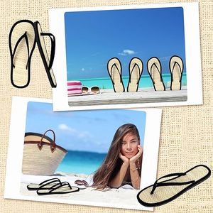 <span class=keywords><strong>Infradito</strong></span> da Donna in Bambù Antiscivolo Leggere Traspiranti per Esterni Primavera Estate Sandali da Spiaggia in <span class=keywords><strong>Paglia</strong></span> Intrecciata per Massaggio Punta Aperta - Product Image 6