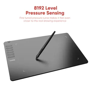 ¡Nueva llegada! VINSA T1161 Diseño Tablet Alta Resolución Pasivo Emr Stylus Tableta gráfica Tableta de dibujo
