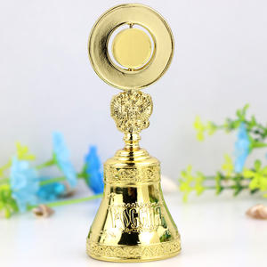 Fabrikant Prijs Souvenirs Luxe Custom Logo Zinklegering Metaal 3d Hand Diner Bel - Product Image 4