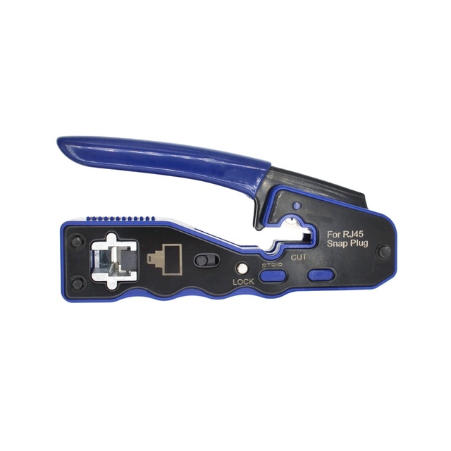 Handheld Pass Through RJ45 Crimping Tool Plier Crimp RJj45 Cat5e Cat6