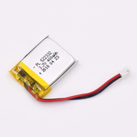Batteries lithium-ion personnalisables 400 mAh 930 mAh 522332 522365 3,7 V en pochette, semi-solides LiNiMnCoO2, échantillon rapide, connecteur de câble