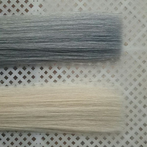 Bạc grey I <span class=keywords><strong>tip</strong></span> Nano Vòng phần mở rộng tóc <span class=keywords><strong>Remy</strong></span> tóc Ấn Độ chất lượng cao phần mở rộng tóc con người - Product Image 5