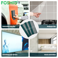 Logo Foshio outils de Film de vinyle de voiture personnalisés avec raclette d'emballage en plastique avec feutre