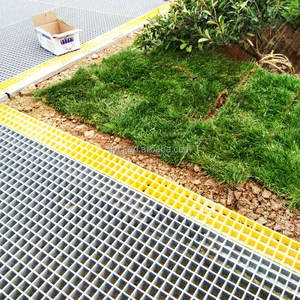 Rejilla de Fibra de Vidrio Moldeada de Malla Fina GRP, Rejilla de FRP para Pasarelas con Superficie Granulada Antideslizante, Gran Venta - Product Image 6