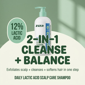 Champú de Ácido Láctico 12% AHA Exfoliante 2 en 1 para Limpieza Profunda y Cuidado del Cuero Cabelludo, Clarificante para Cuero Cabelludo Graso, Escamoso y con Picazón, Limpia y Desincrusta - Product Image 2