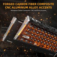 Clavier de jeu mécanique RGB TKL ATTACK SHARK R68HE 8KHz USB-C - Précision de 0,005 mm, latence de 0,08 ms, interrupteur à effet Hall 256K Scan
