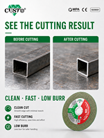 Bloc abrasif miniature en oxyde d'aluminium haute dureté pour la découpe de l'acier inoxydable