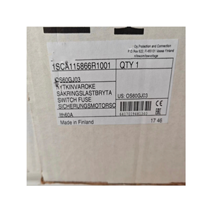 Disjoncteur <span class=keywords><strong>Fusible</strong></span> Original OS60GJ03 3P <span class=keywords><strong>60A</strong></span> 600V Classe J UL98 1SCA115866R1001 – Prix Négociable - Product Image 4