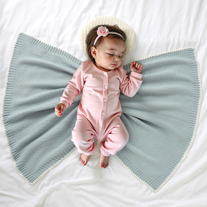 Manta Mimixiong para Bebé Recién Nacido, Suave, Ideal para Regalo de Baby Shower, con Diseño <span class=keywords><strong>en</strong></span> <span class=keywords><strong>el</strong></span> Borde, Transpirable, para Dormir - Product Image 4