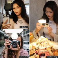 Clip de lumière LED portable pour la vente en gros: lumière de remplissage de poche avec couleur réglable pour caméra d'ordinateur vidéo ordinateur portable conférence