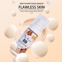 Fond de teint liquide Pony Beauty BB 60 ml, couleur naturelle, base de maquillage nude pour tous les types de peau