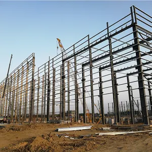Fertighäuser Baustellenstruktur Lagerhaus Baustellenstruktur Baustellenstrahl in Uganda