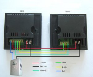 Interrupteur mural LED à écran tactile intelligent IP65 PC ABS Normes britanniques et américaines 220-240V AC 30A Courant Contrôle vocal Siri USB-C - Product Image 4