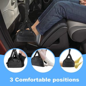 Repose-pieds portable haut de gamme pour voyage, réglable en hauteur, écologique, durable, pour bureau et avion, en toile - Product Image 6