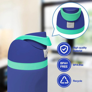 Borraccia Sportiva Isolata Sottovuoto in Acciaio Inox Rosa Acceso da 32oz con Doppio Beccuccio per Palestra e Fitness - Product Image 5