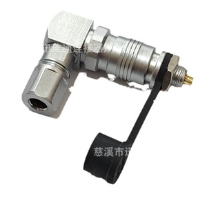 Connecteur miniature M6 coudé XS6 à 2, 3, 4, 5 broches, à connexion rapide et autobloquant, pour aviation - Product Image 1