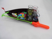 Ensemble de jeu de pêche jeux à boire avec verres à liqueur pour adulte fête boire alcool jeu de société