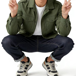 Jeans de marque <span class=keywords><strong>501</strong></span> OEM en gros pour hommes, taille mi-haute, denim doux, lavage moyen, coupe athlétique, jambe fuselée, décontracté, performance, avec logo - Product Image 6