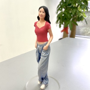 Tượng chân dung thực tế in <span class=keywords><strong>3D</strong></span>, tượng tùy chỉnh màu sắc đầy đủ 9/12/15cm, quét thân hình <span class=keywords><strong>3D</strong></span>, tư thế hành động mẫu - Product Image 1