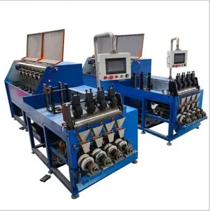 2021 Low energy consumption stainless steel flat scourer, steel wire cleaning ball making machine