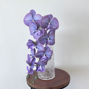 <span class=keywords><strong>Rosas</strong></span> y hortensias artificiales de tela de seda púrpura para decoración de bodas y accesorios de fotografía - Product Image 4