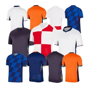 2425 uniforme da equipe de futebol da UE de alta qualidade camisa de futebol da Inglaterra jogador Alemanha camisa de futebol nacional Home/Away