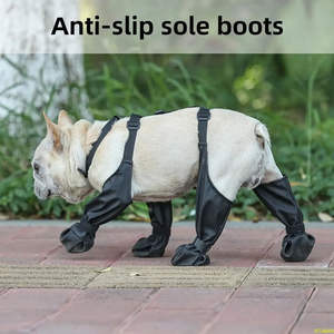 Meilleures bottes imperméables et antidérapantes <span class=keywords><strong>pour</strong></span> <span class=keywords><strong>chien</strong></span> avec sangles réglables et éléments réfléchissants, protection des pattes d'hiver - Product Image 5