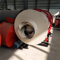 Haute efficacité Chine sciure de bois Triple Pass séchoir rotatif industrie copeaux de bois Triple tambour séchoir rotatif