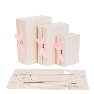 Tùy Chỉnh Gấp Hộp Quà Tặng Bao Bì Từ Các Tông Rỗng Từ Đóng Cửa Với <span class=keywords><strong>Ribbon</strong></span> Hộp Quà Tặng Nhà Sản Xuất - Product Image 6