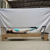 Meilleure vente, meilleur prix : Machine de Pilates Reformer multifonctionnelle en bois pour gym et yoga