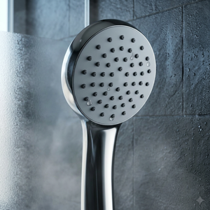 หัวฝักบัวสแตนเลสแบบมินิมอล อุปกรณ์ห้องน้ำประหยัดน้ำ - Product Image 2
