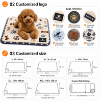 Tapis réversible pour animaux de compagnie, imperméable, résistant à l'urine, frais et respirant, pour chiens et chats, pour l'intérieur