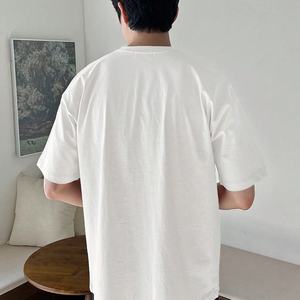 Camiseta de Hombre 2025, Nueva, de Alta Calidad, 100% Algodón, Cuello Redondo, Estilo Urbano, Personalizada, con Estampado 3D en Relieve, Corte Cuadrado - Product Image 3