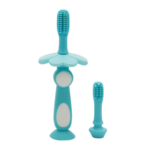 Cepillo de dientes de silicona para bebé de entrenamiento infantil suave de dibujos animados con base de succión - Product Image 4