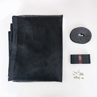 Moustiquaire magnétique moderne de haute qualité, taille personnalisable, en polyester, pour maison et salle de bain, anti-moustiques