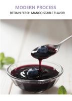HEFS OEM Super Kwaliteit Blauwe Bosbessenjam Goedkope Groothandel Natuurlijke Fruitpasta