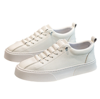 Nouvelles Chaussures de Sport Décontractées Tendance pour Hommes 2025 – Baskets Confortables Blanches en PU pour Hommes – Vente en Gros Immédiate