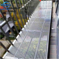 Tôle perforée en acier inoxydable 304 316 à petits trous ronds de 0,8 mm et 1 mm, maille de dissipation thermique pour appareils électriques, maille perforée en aluminium