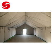 Tente de camping tactique quatre saisons en toile Oxford PVC pour hommes, structure en acier, logo personnalisé, ISO CE