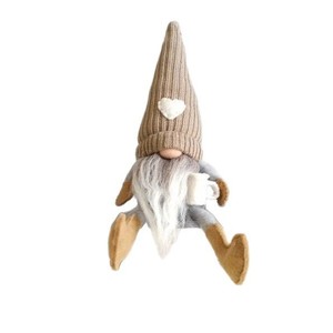 Decorazioni natalizie e natalizie per uso quotidiano domestico bambola senza volto a maglia <span class=keywords><strong>gnomo</strong></span> caffè macinato a mano - Product Image 5