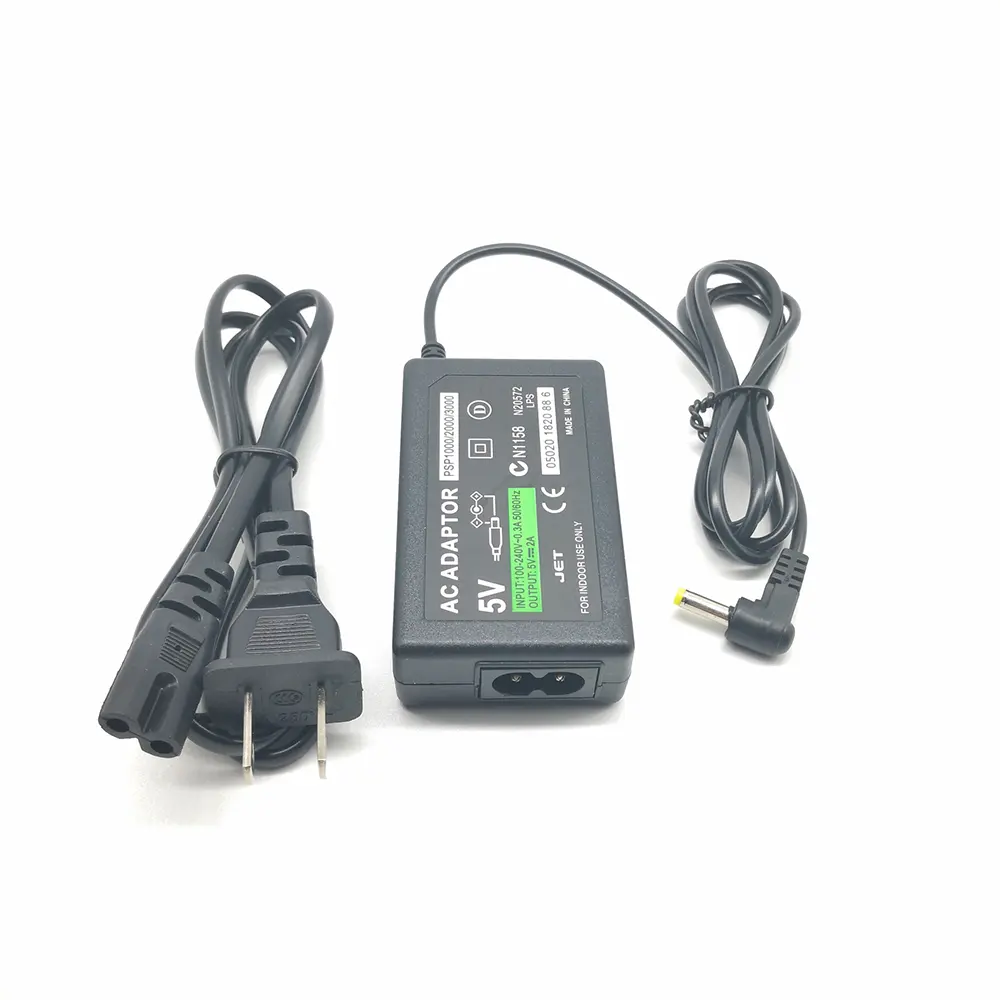 PSP 1000/2000/3000 yedek güç adaptörü şarj cihazı için uyumlu