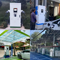 Nouvelle Station de Recharge Rapide DC pour Véhicules Électriques 2026, Extérieure, IP54, Vente en Gros, 80KW 120KW 160KW 180KW, CCS GBT Chademo, Équilibrage de Charge, Paiement Numérique