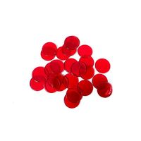 Jetons de Bingo Transparents 25x2mm, 8 Couleurs, Disques de Comptage pour l'Apprentissage des Mathématiques en Classe, Accessoires Pédagogiques