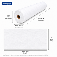 Tissu géotextile non tissé en filament continu PET haute résistance pour la stabilisation des sols, le renforcement du terrain et la filtration