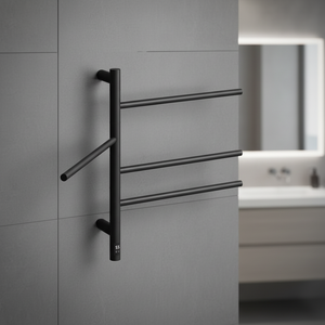 Calentador de Toallas Eléctrico Inteligente con Pantalla Digital y Estilo Moderno, con Estante Giratorio <span class=keywords><strong>para</strong></span> <span class=keywords><strong>Baño</strong></span> - Product Image 1