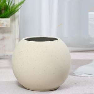 Grande jardinière ronde en ciment <span class=keywords><strong>pour</strong></span> sol <span class=keywords><strong>d</strong></span>'<span class=keywords><strong>intérieur</strong></span> Pot de plante verte <span class=keywords><strong>d</strong></span>écoratif Meubles de salon simples <span class=keywords><strong>pour</strong></span> B & B Balcon Villa - Product Image 4