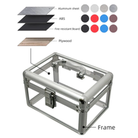 Mallette en aluminium nouveaux tissus, petite mallette en aluminium avec rembourrage en mousse/vide, étui à instruments vide/mallette de transport facile