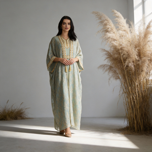 Nouvelle Abaya de Luxe Élégante en Polyester Brodé pour Femmes Musulmanes – Personnalisation OEM et Vente en Gros - Product Image 3